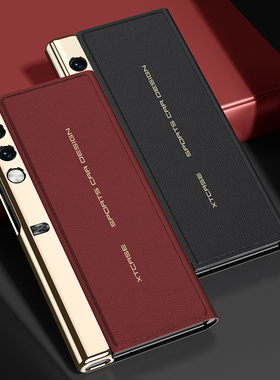 GKK适用荣耀vpurse手机壳V purse手机壳新款超薄honor折叠屏保护套外壳镜头全包防摔5g华为折叠翻盖真皮支架