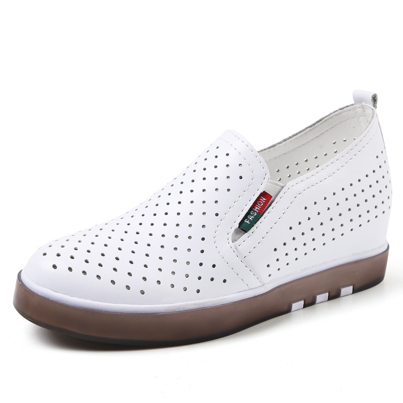 内增高小白鞋女夏季镂空透气坡跟乐福鞋厚底舒适小码34老北京布鞋|ruв категории Детская одежда, другие - от Buy2taobao.com для оказания профессиональной услуги покупки агента Taobao