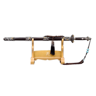 干将莫邪郑伟东龙泉市宝剑收藏一体刀冷兵器镂空九龙神剑未开刃