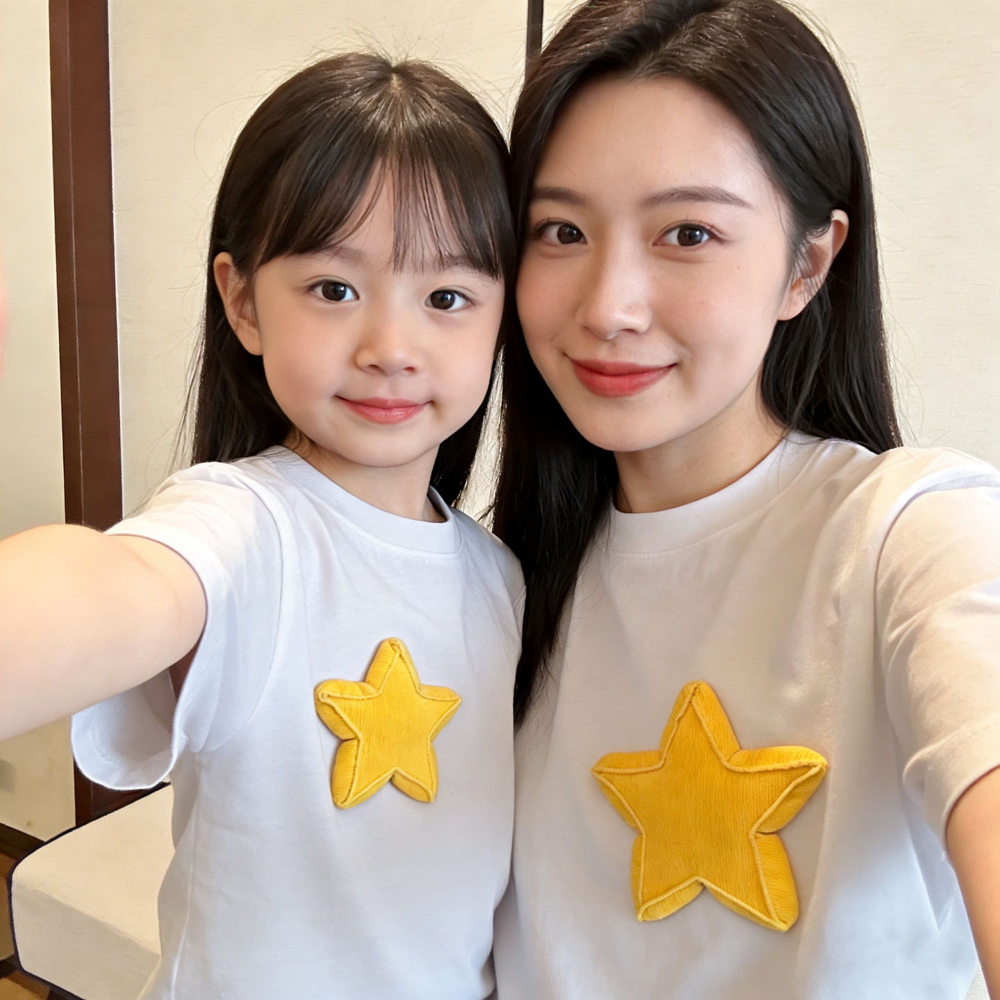 2026新款亲子装母女装T恤短袖高级感超火上衣洋气夏装母子装韩版