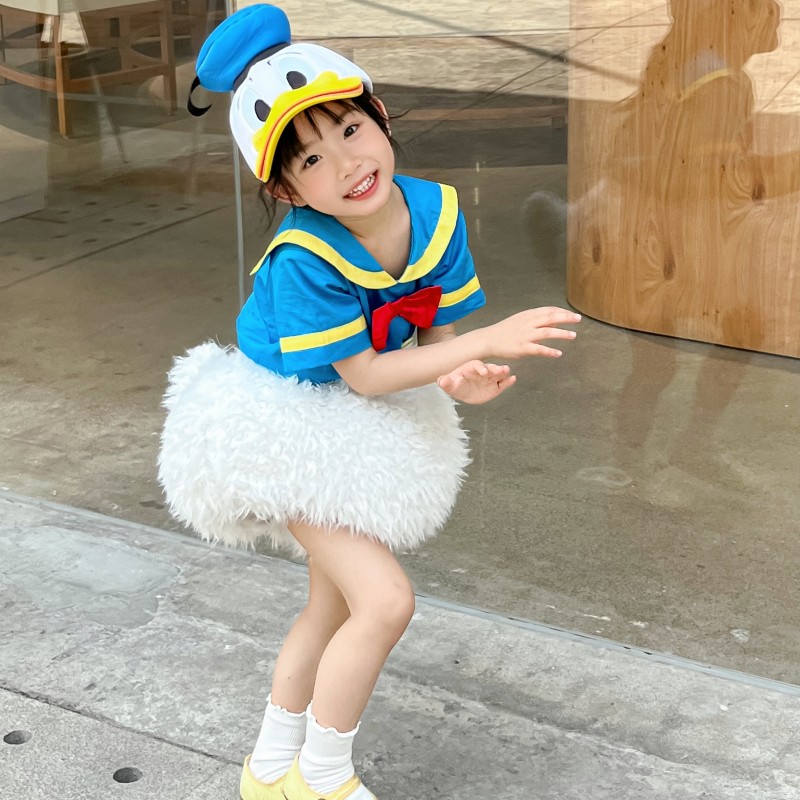 万圣节儿童服装唐老鸭衣服六一表演服cosplay男女童卡通角色扮演