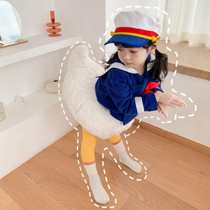 万圣节儿童服装男童女童cosplay唐老鸭卡通装扮衣服幼儿园演出服