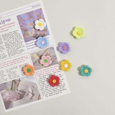 磁吸小花吸铁石花朵迷你冰箱贴磁吸贴片立体可爱黑板照片固定磁铁