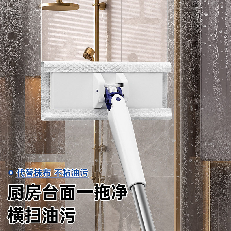 洗脸巾拖把夹专用懒人多功能抹布一次性毛巾免手洗自动夹布小拖把