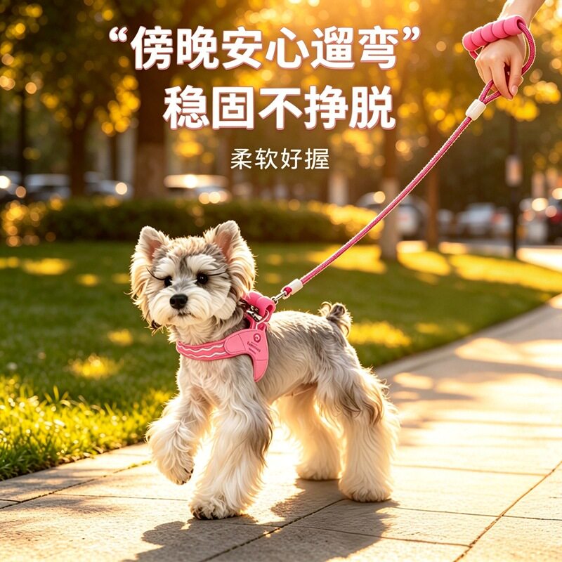 狗狗胸背带新款泡泡绵多