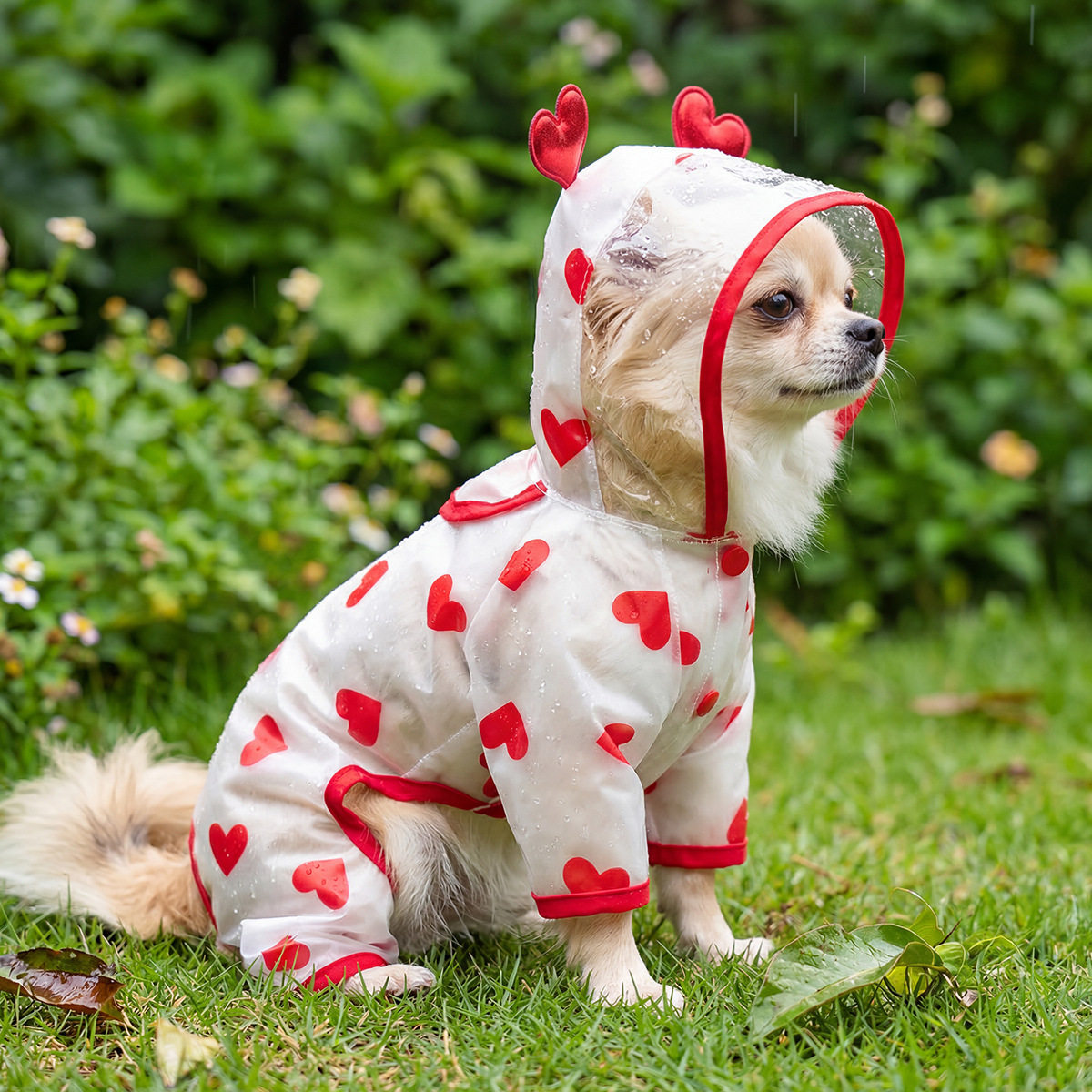 狗狗雨衣金毛柴犬宠物大