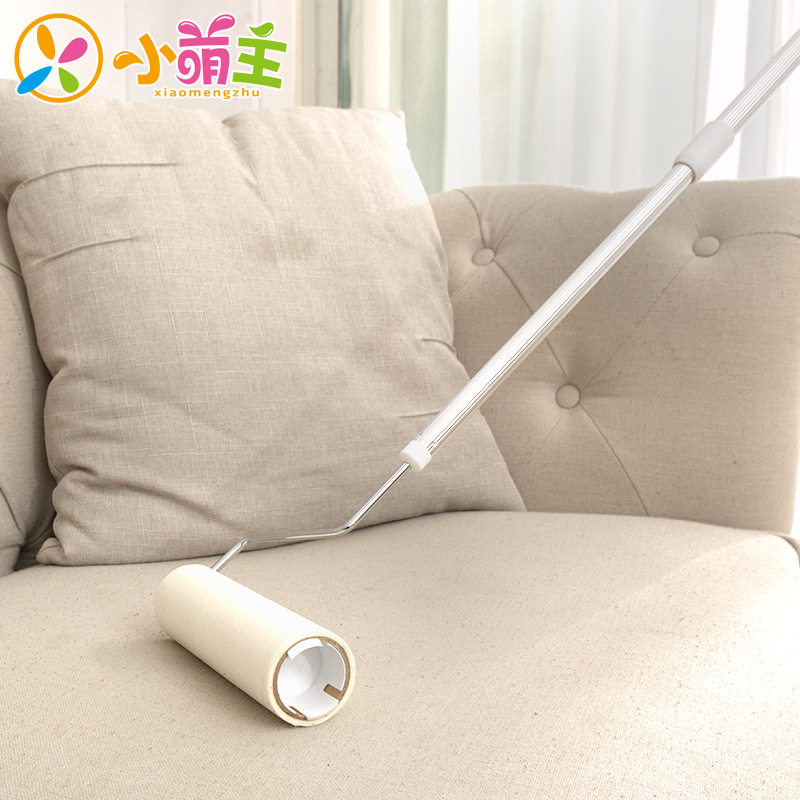 小萌主可伸缩地板粘毛器