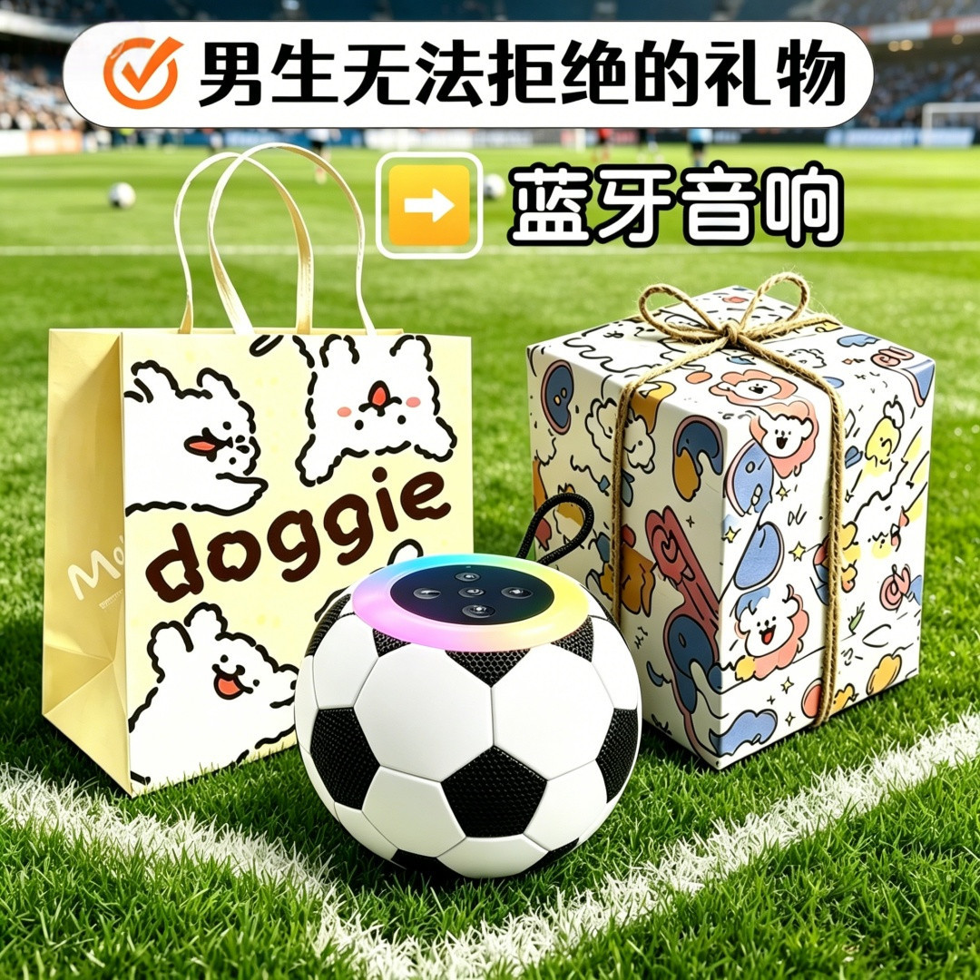 足球蓝牙音箱低音炮户外