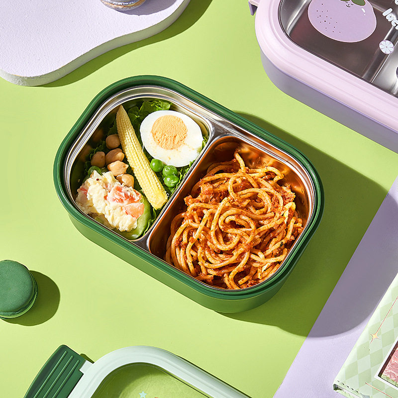 新品小清新不锈钢饭盒水