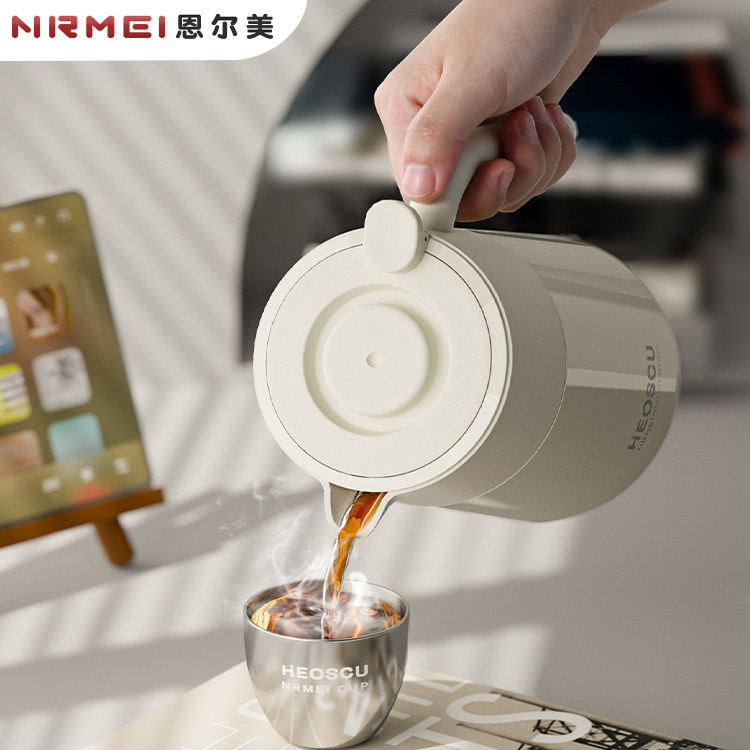 茶水分离保温壶办公室家用焖茶壶小容量陶瓷内胆水壶闷泡茶养生