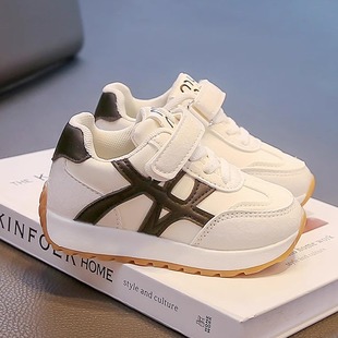 男宝宝女童鞋秋季男童1一3-6岁老爹鞋儿童春秋运动鞋软底皮面鞋子