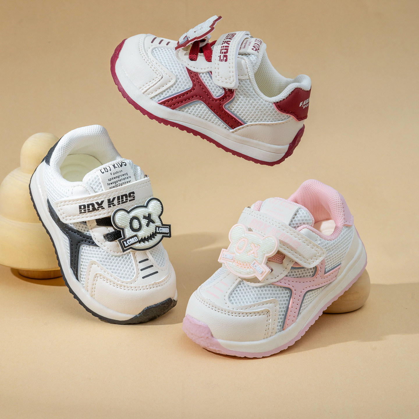 春季男宝宝女0一1-4岁学步鞋男童网面透气运动鞋婴儿春秋软底鞋子