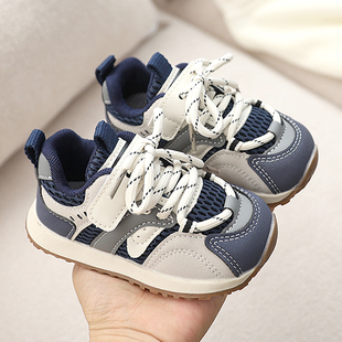 新款春秋男宝宝女童运动鞋1一3-6岁儿童网面透气鞋子男童秋季童鞋