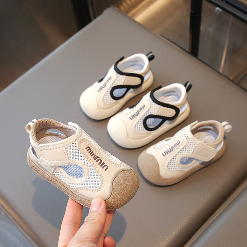 夏季男宝宝女网鞋0一1-4岁婴儿学步鞋男童夏儿童凉鞋透气软底鞋子