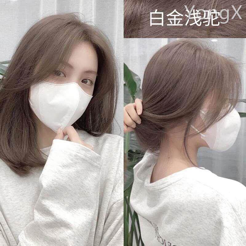 日本花王泡泡染发剂白金浅驼色自己在家染发膏女纯植物泡泡沫正品