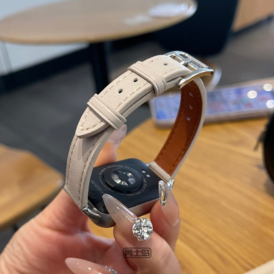 小米红米华为手环真皮表带
