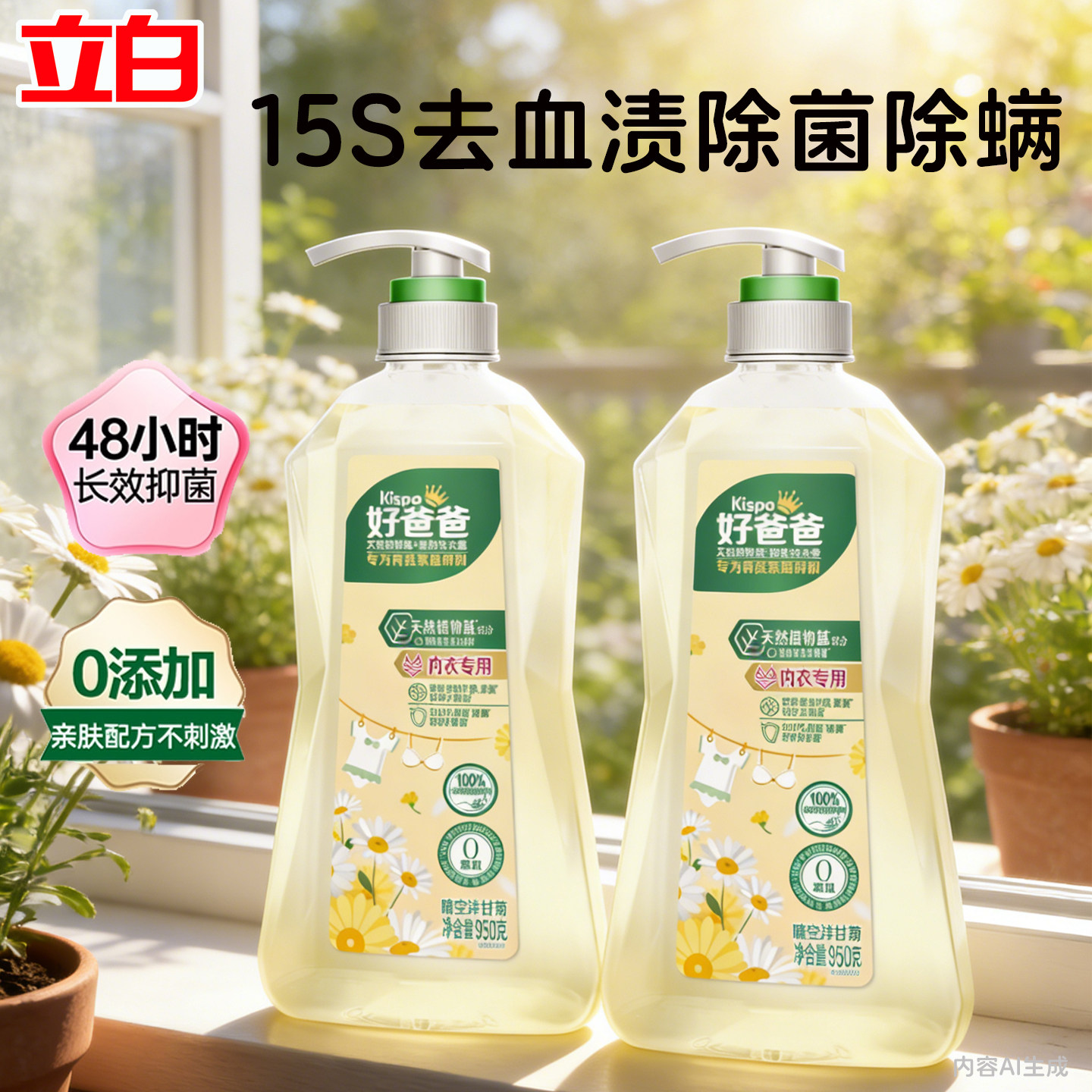 立白好爸爸除菌除螨内衣露正品