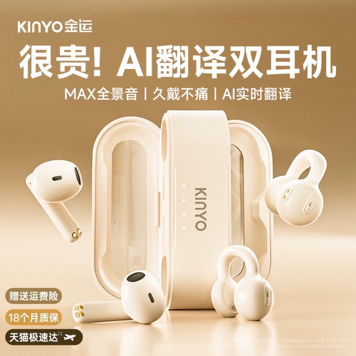【热销ai翻译！二合一双耳机N01