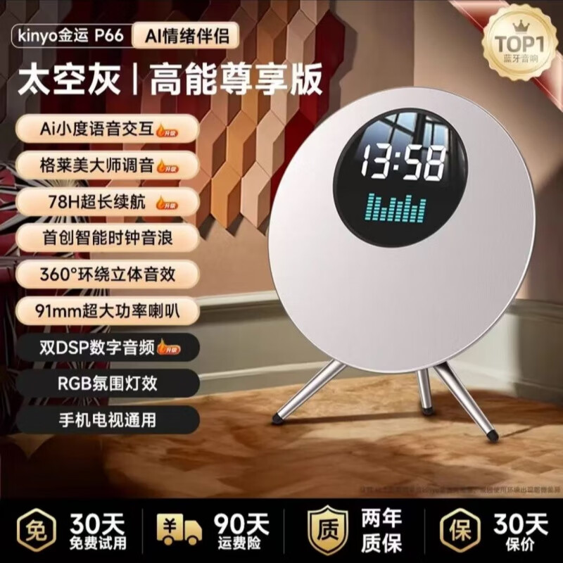 金运2025新款音响家用客厅环绕摆件蓝牙k歌音箱无线政府补贴ktv