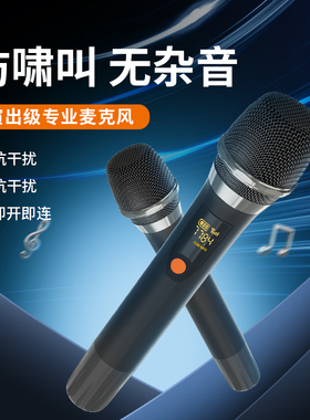 Pioneer/先锋系列话筒无线一拖二U段舞台专业ktv专用k歌麦克风