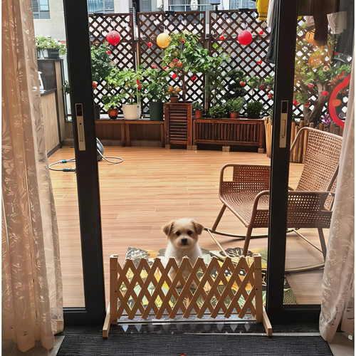 宠物围栏栅栏隔离门户外室内伸缩隔断拦猫拦狗栅栏挡板隔离网门栏