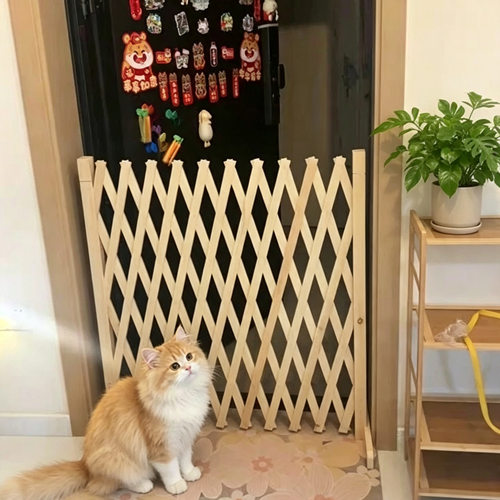 宠物围栏狗笼隔断拦狗栅栏阳台隔离门可伸缩栅栏门挡狗挡猫兔护栏