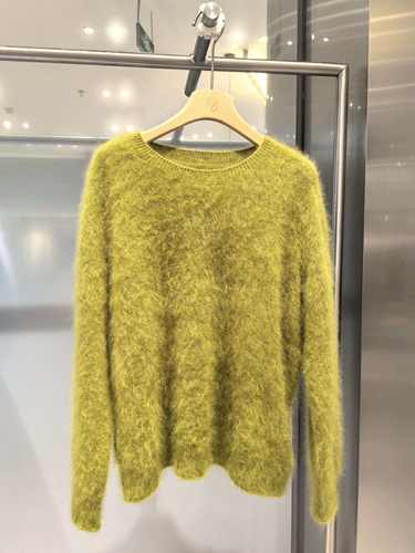 ROSEALYSSA若诗莉莎2025年冬新女拉毛羊绒针织衫R5402-1306-1399