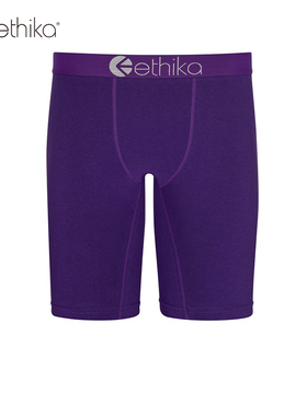 ETHIKA内裤男棉质舒适四角裤透气吸湿排汗棉氨男友礼物运动平角裤