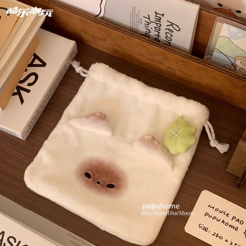 酷乐潮玩正版馒头猫束口袋学生手帐可爱小猫收纳袋相机包杂物袋,模玩/动漫/周边/娃圈三坑/桌游,动漫背包/钱包/箱包,淘宝优惠券,粉丝福利购,淘宝优惠卷