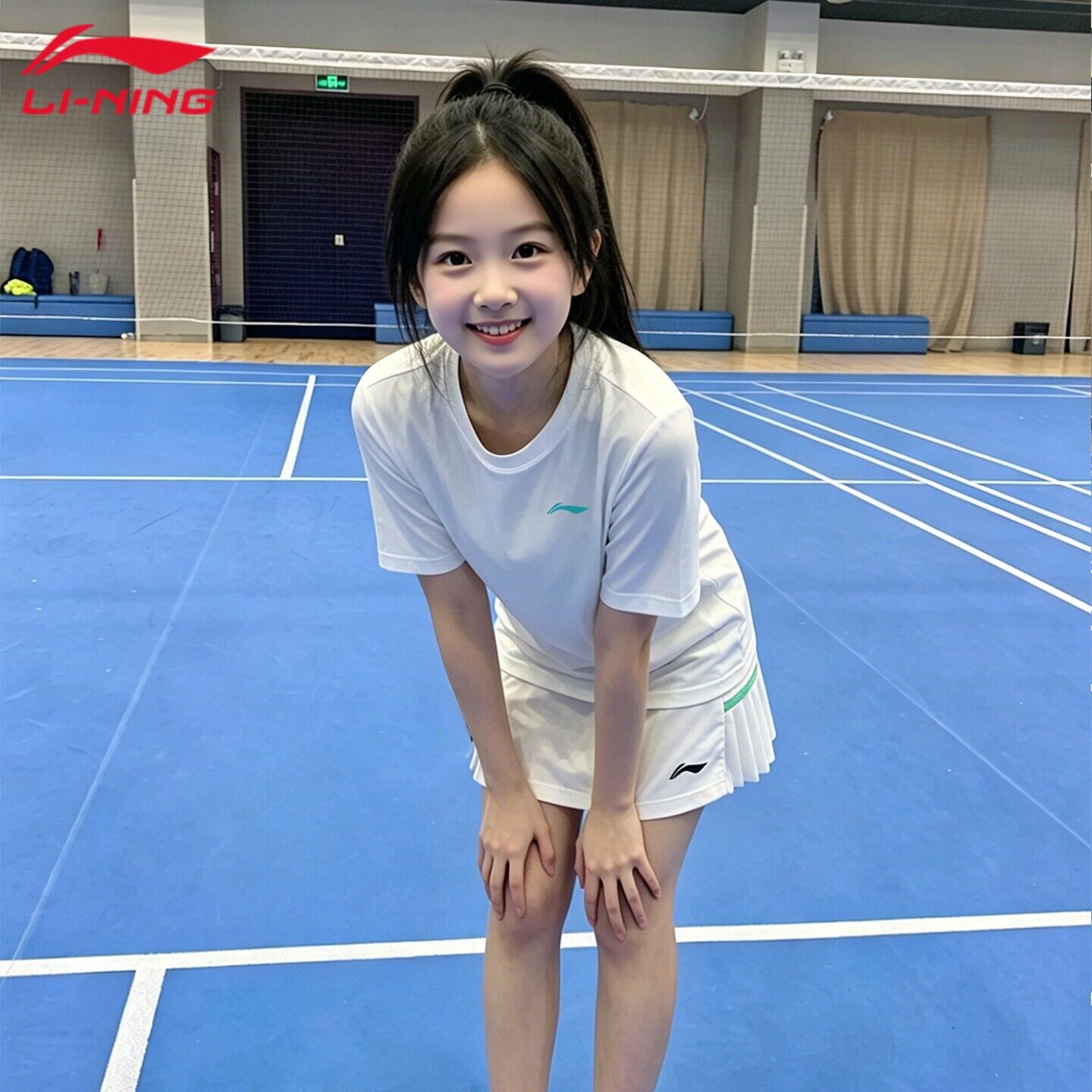 李宁儿童羽毛球服女童2026新款图片