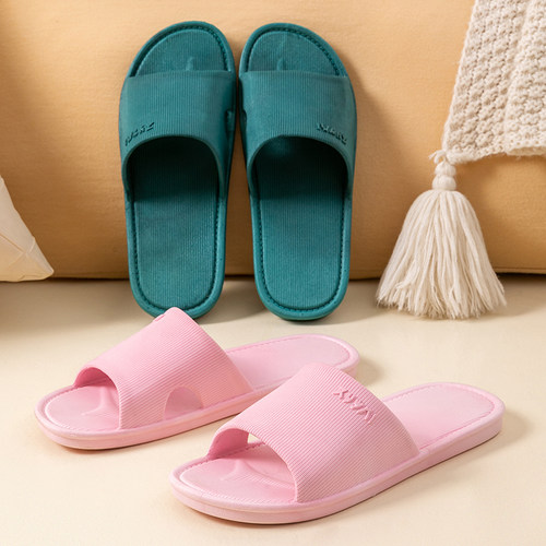夏季潮流防滑凉拖鞋情侣夏天家用软底简约浴室室内居家男女拖鞋