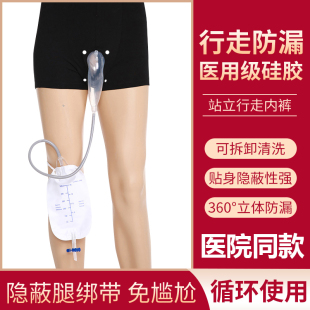 老人尿失禁接尿器男用瘫痪病人集尿神器儿童外出行走防漏尿袋内裤