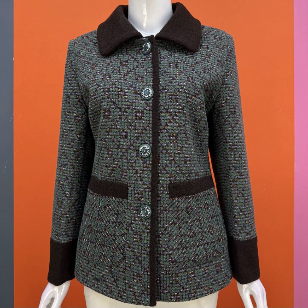 2026新春新款女士翻领小香风外套洋气高档中老年妈妈装时尚上衣潮,女装/女士精品,中老年女装,淘宝优惠券,粉丝福利购,淘宝优惠卷