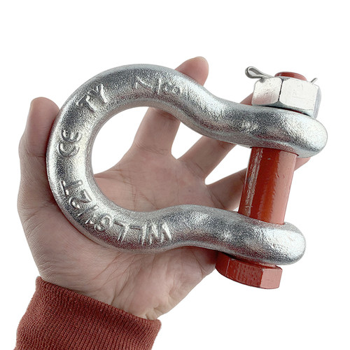 国标镀锌卸扣高强度带锁母
