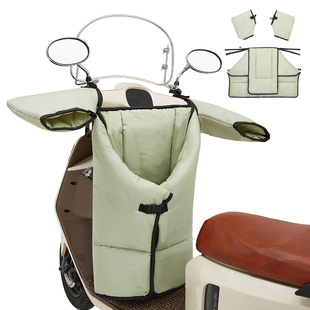 适用雅迪爱玛小牛九号绿源台铃电动车挡风被冬季分体式人车分离