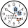 Классная комната выделена настенными часами простые часы школьный класс младшая средняя школа начальная школа старшеклассники изучают часы настенные часы без звука mini 3