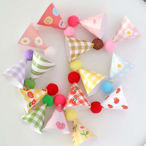 韩国ins复古帽子蛋糕装饰