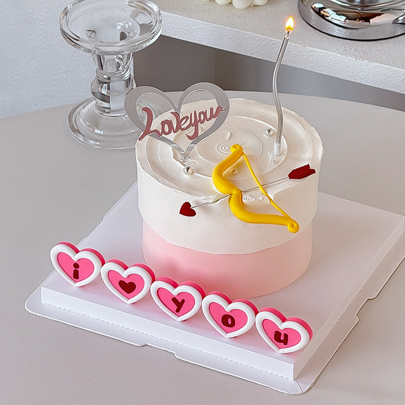 520情人节蛋糕装饰软胶爱心丘比特弓箭5摆件爱心我爱你亚克力插件,节庆用品/礼品,节日装扮用品,淘宝优惠券,粉丝福利购,淘宝优惠卷
