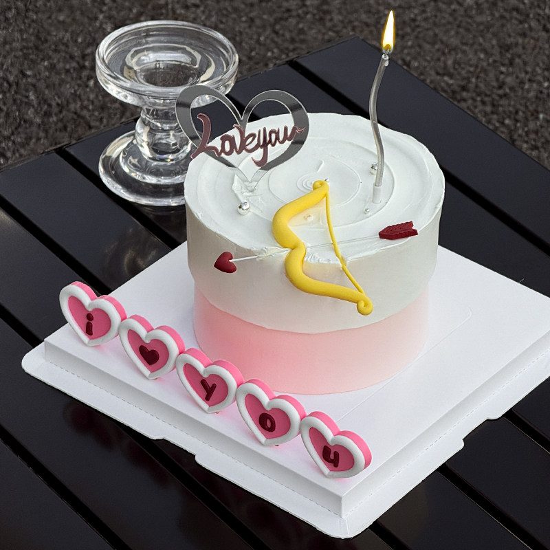 2025情人节蛋糕装饰丘比特弓箭摆件520爱心loveyou亚克力烘焙插牌,节庆用品/礼品,节日装扮用品,淘宝优惠券,粉丝福利购,淘宝优惠卷