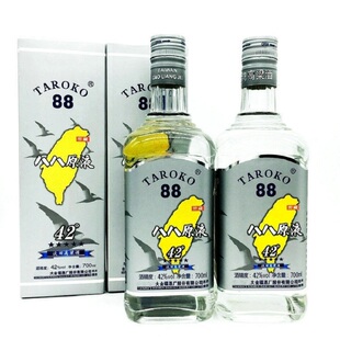 【一箱6瓶】八八原液台湾高粱酒送礼白酒礼盒纯粮食酒42度700毫升