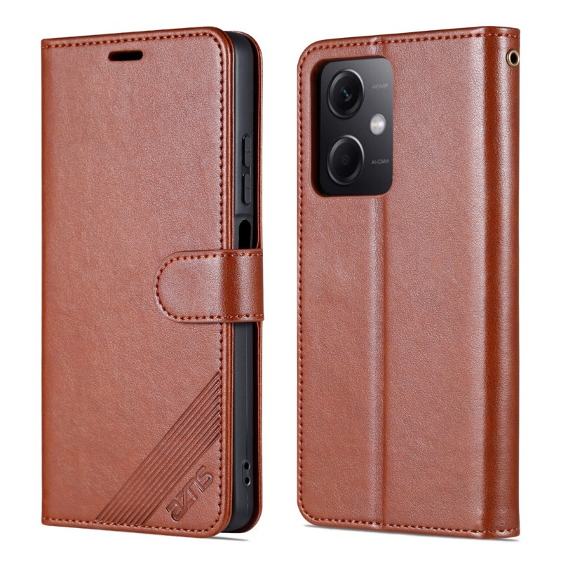 适用 小米23021RAAEG手机壳皮夹红米NOTE12 4G外壳6.67英寸小米23021RAA2Y保护套翻盖红米NOTE124G膜MZB0DNWE