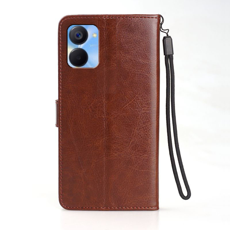 适用REALME V20手机壳皮夹RMX3610外壳6.52英寸保护套翻盖Raelme钢化膜relame全包OPPO新款reaime防摔relme插