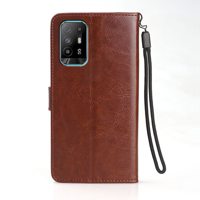 适用oppoA95手机壳6.43英寸oppo A95 5G外壳翻盖式oppoPELM00保护套皮夹oopo啊95左右开oqqooppoPELMOO防摔pp