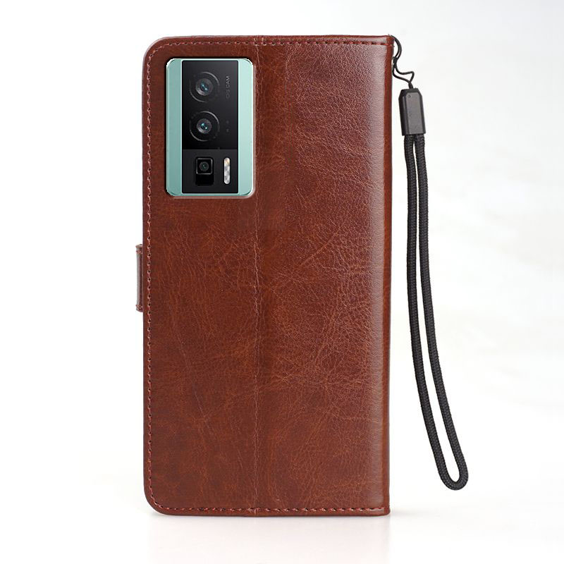 适用小米23013PC75G手机壳6.67英寸POCOF5PRO外壳皮夹POCO F5PRO保护套翻盖poco膜pocophone潮女poc0新款p0c0