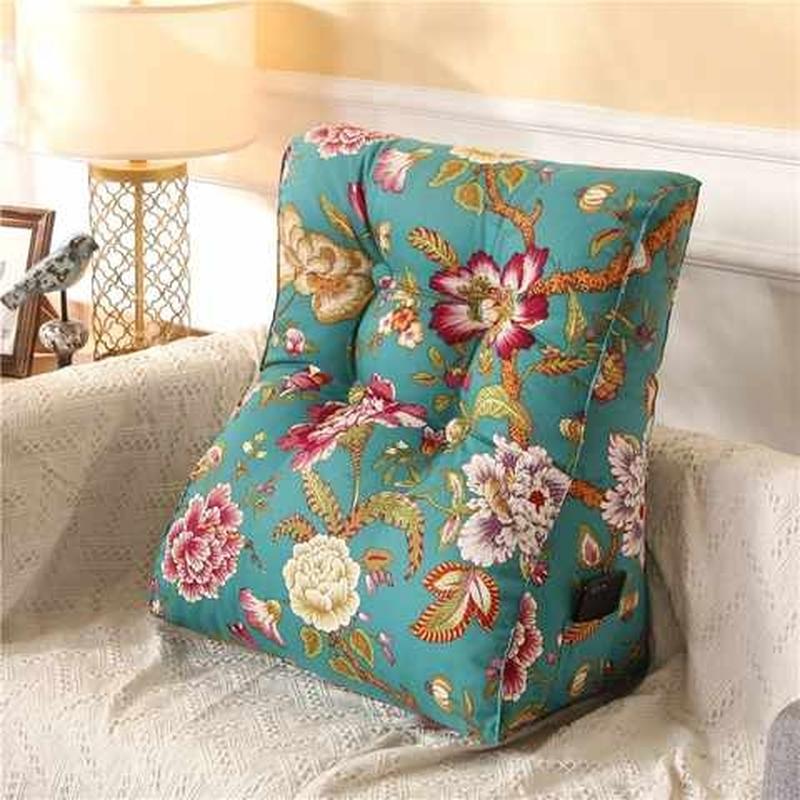 床头靠枕大号靠背护腰三角布艺床上软包沙发立体榻榻米垫腰靠靠垫