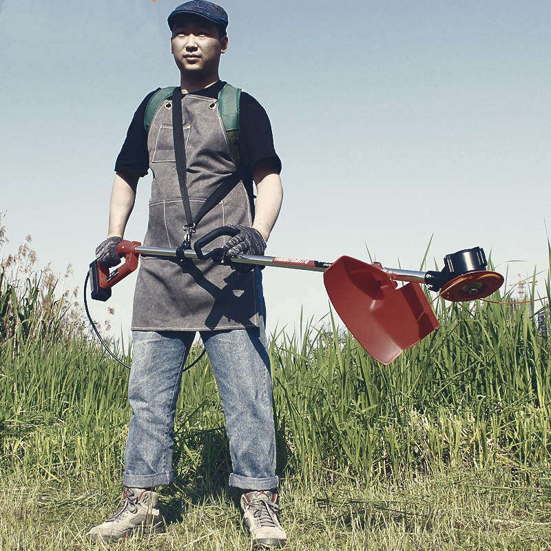 电动除草锄头割草机多功能开荒园林锂电池新型手拿除草机农业神