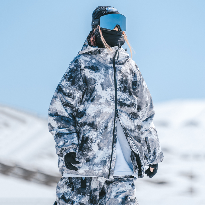 滑雪服DOOREK滑雪服套装扎染