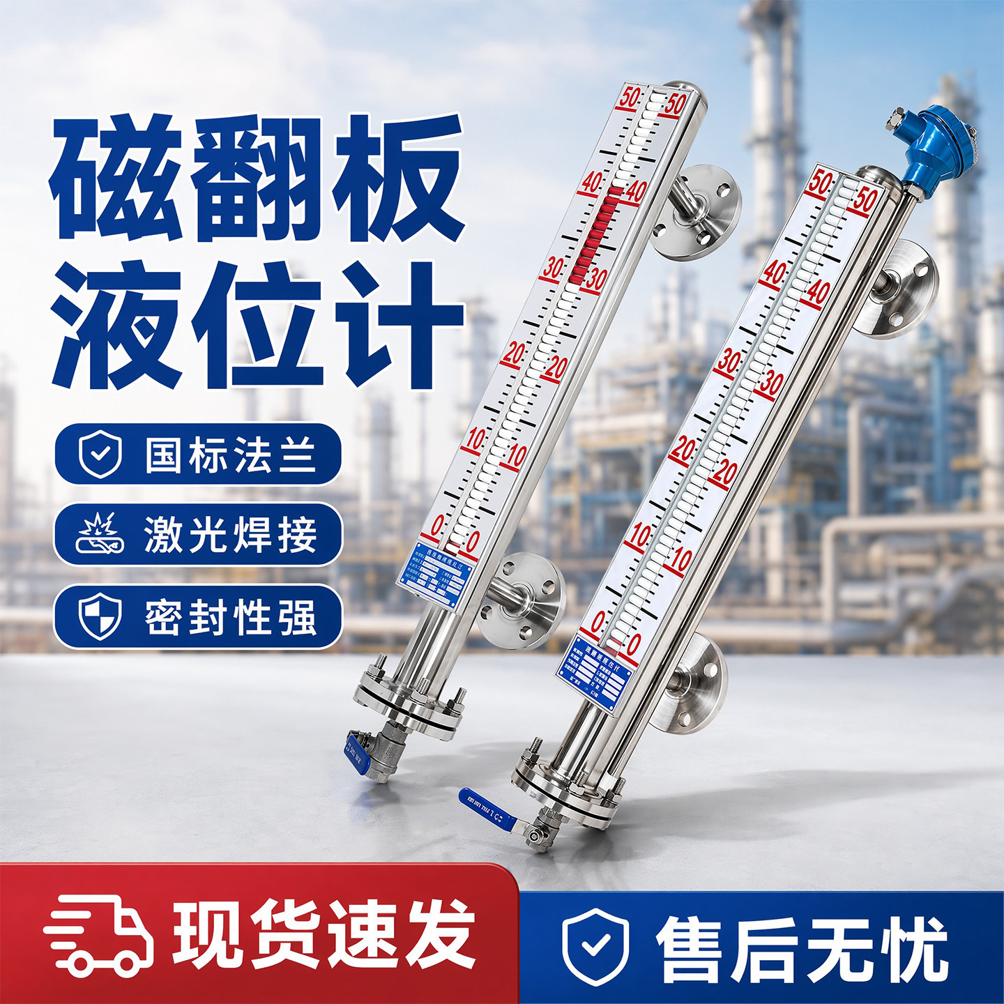 科迪博磁翻板液位计带远传变送器图片