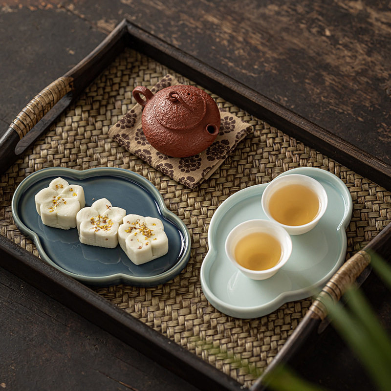 陶瓷中式茶点干果盘点心