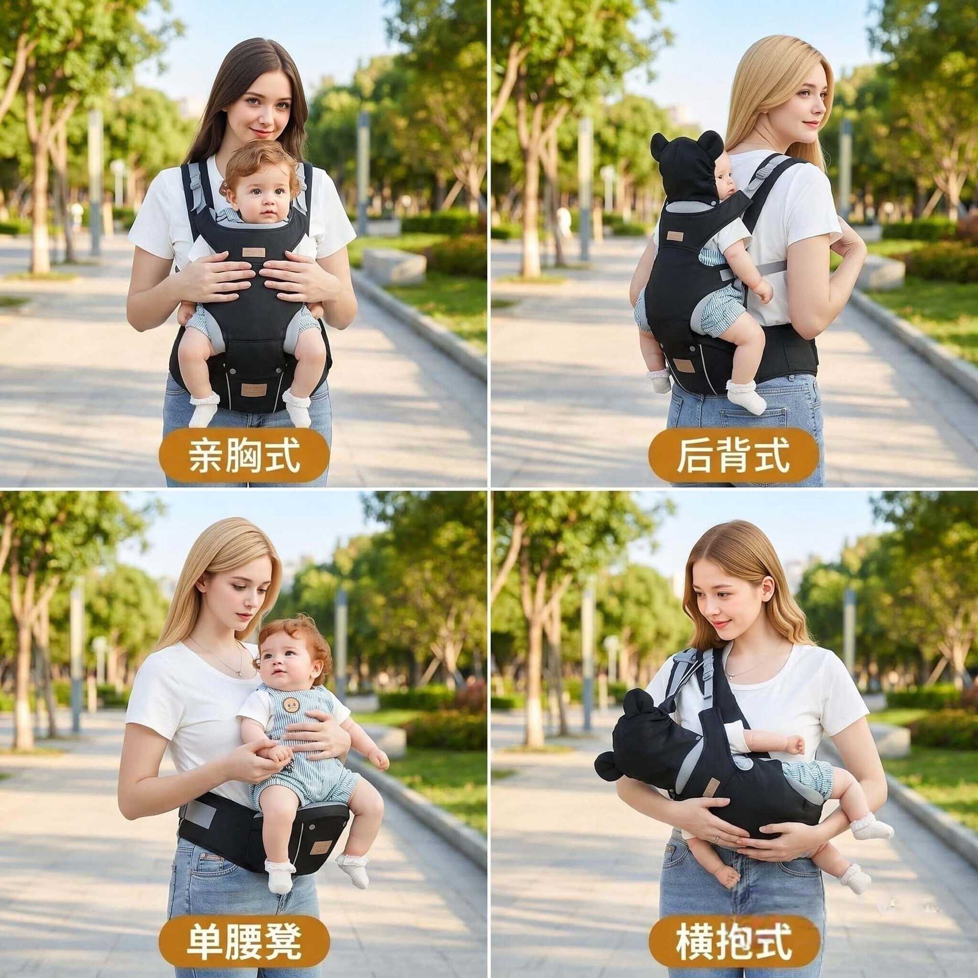 工厂现货背带婴儿腰凳多